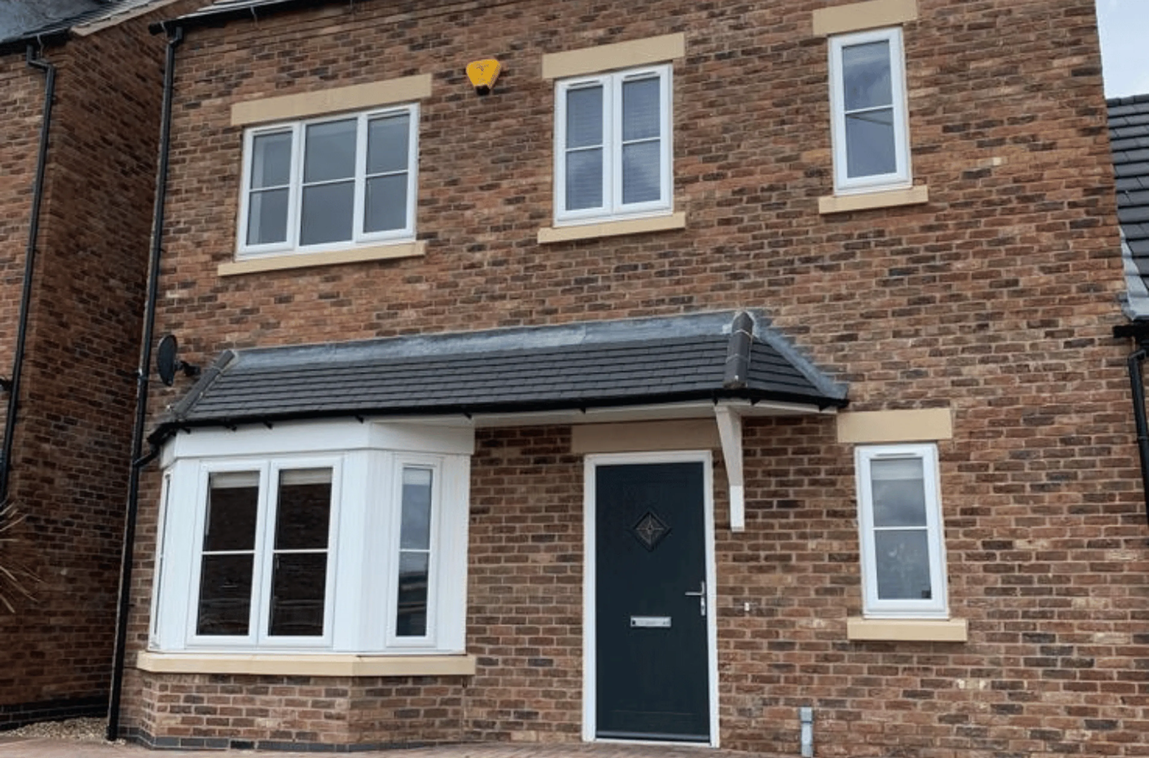 upvc windows with decoration bars