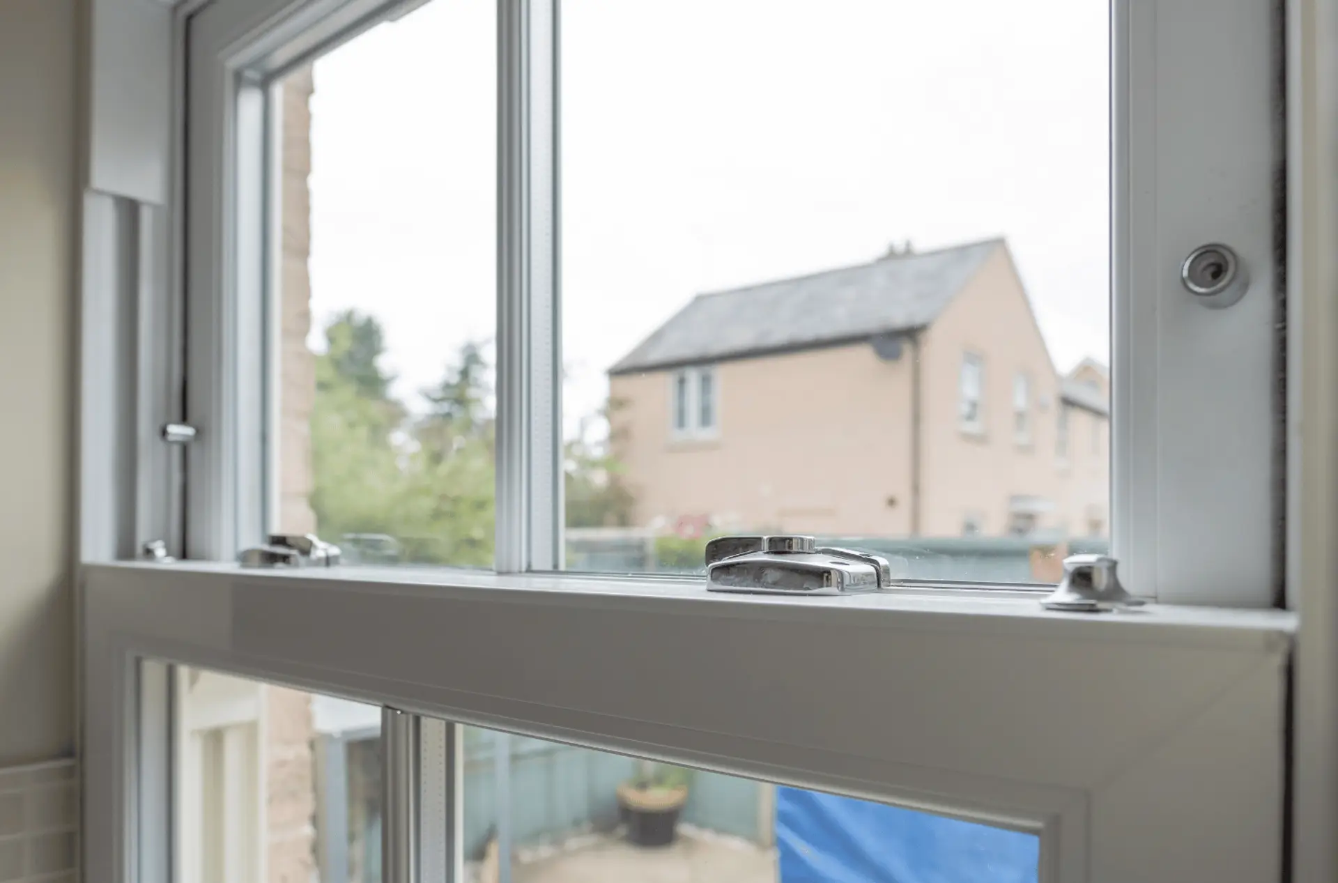 Close up Sliding Sash Windows