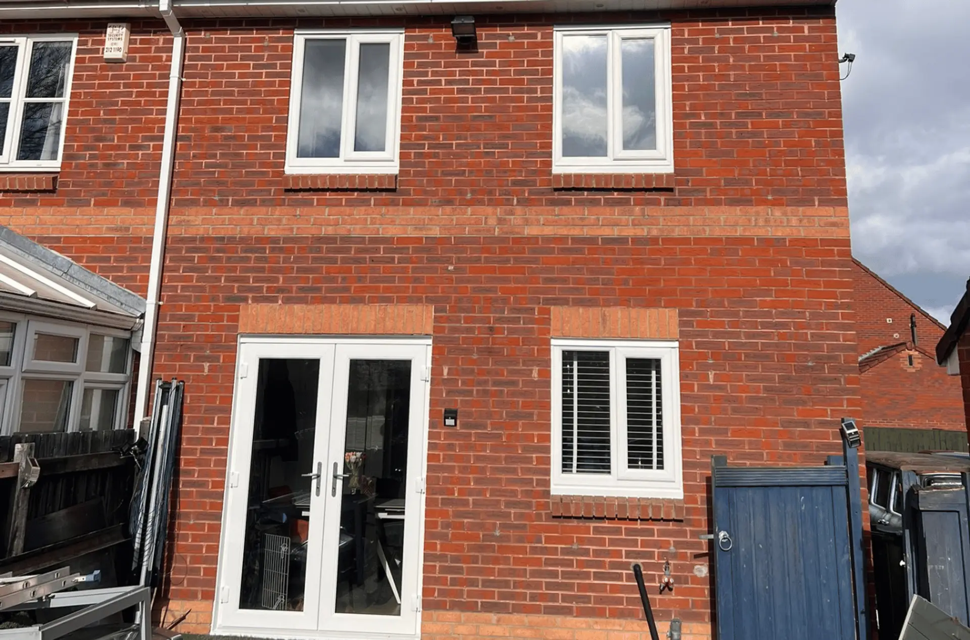 White french doors