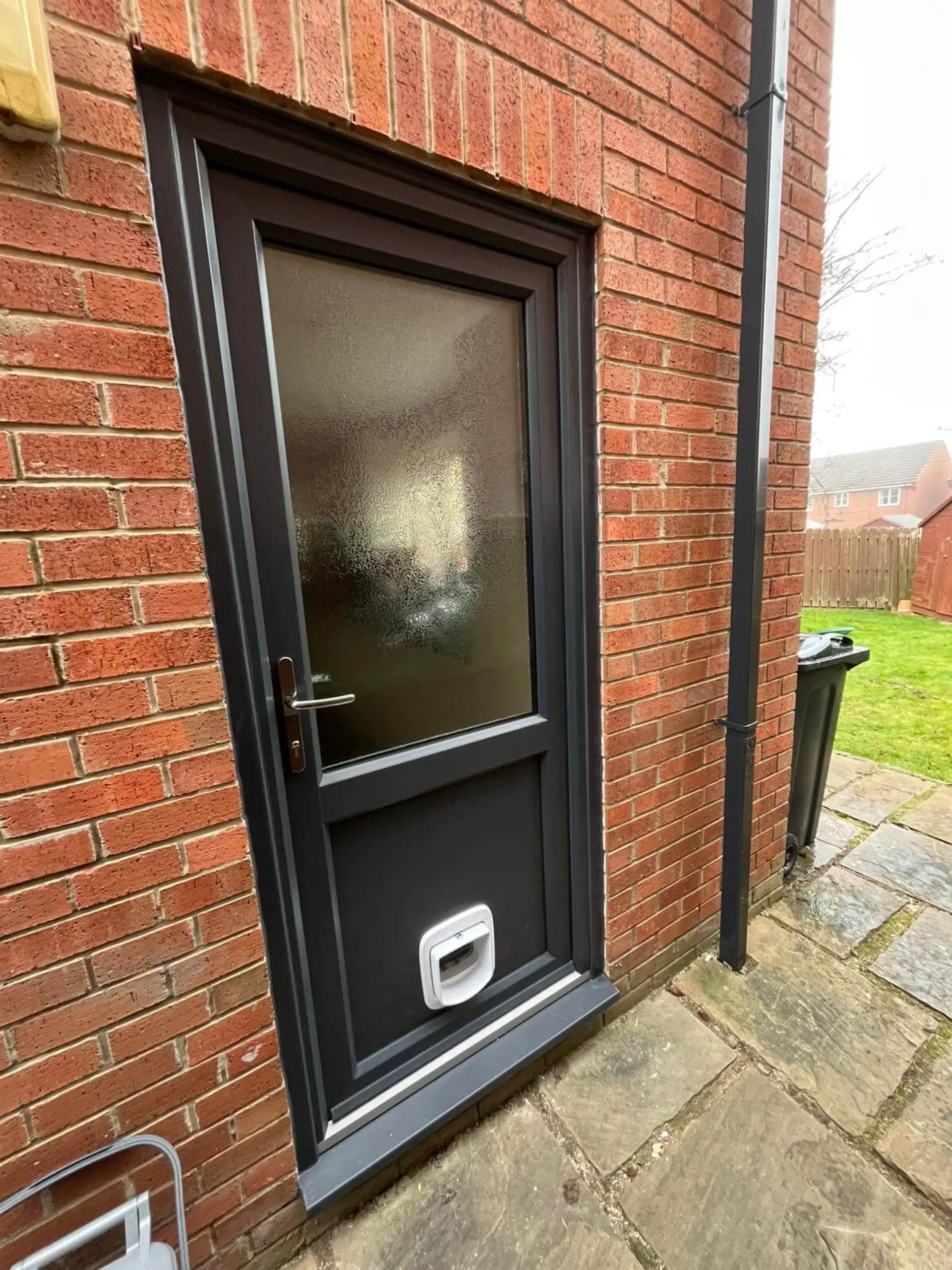 upvc door with cat flap