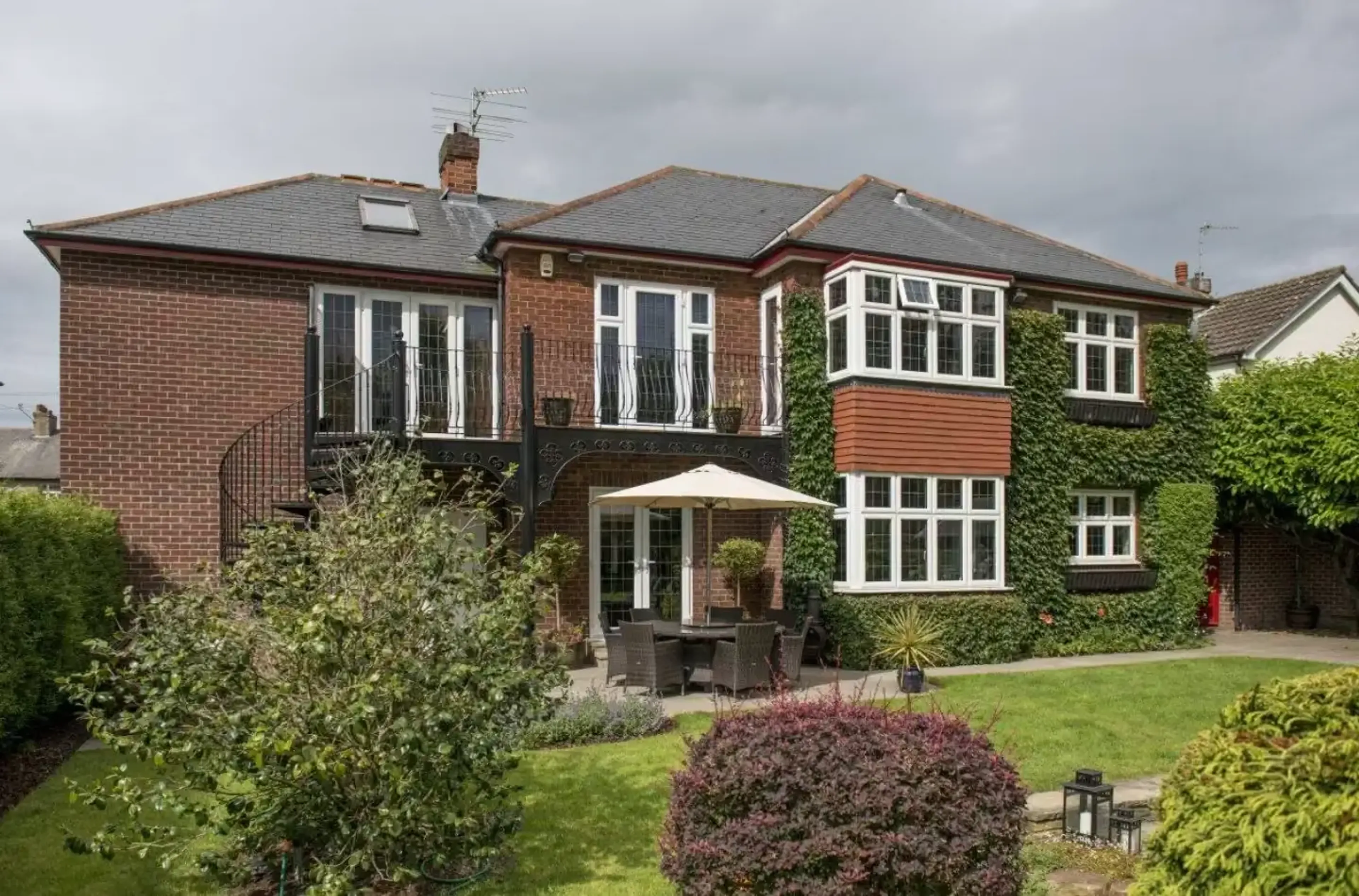 White Window Installation with square bays